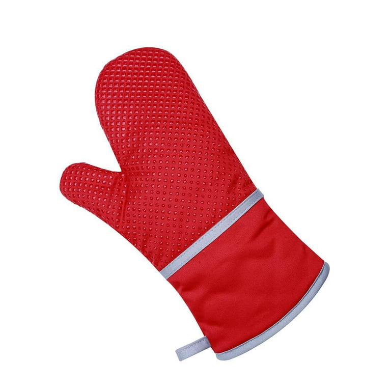  BIG RED HOUSE Oven Mitts and Pot Holders Sets, with The Heat  Resistance of Silicone and Flexibility of Cotton, Recycled Cotton Infill,  Terrycloth Lining, 480 F Heat Resistant Pair Red: Home