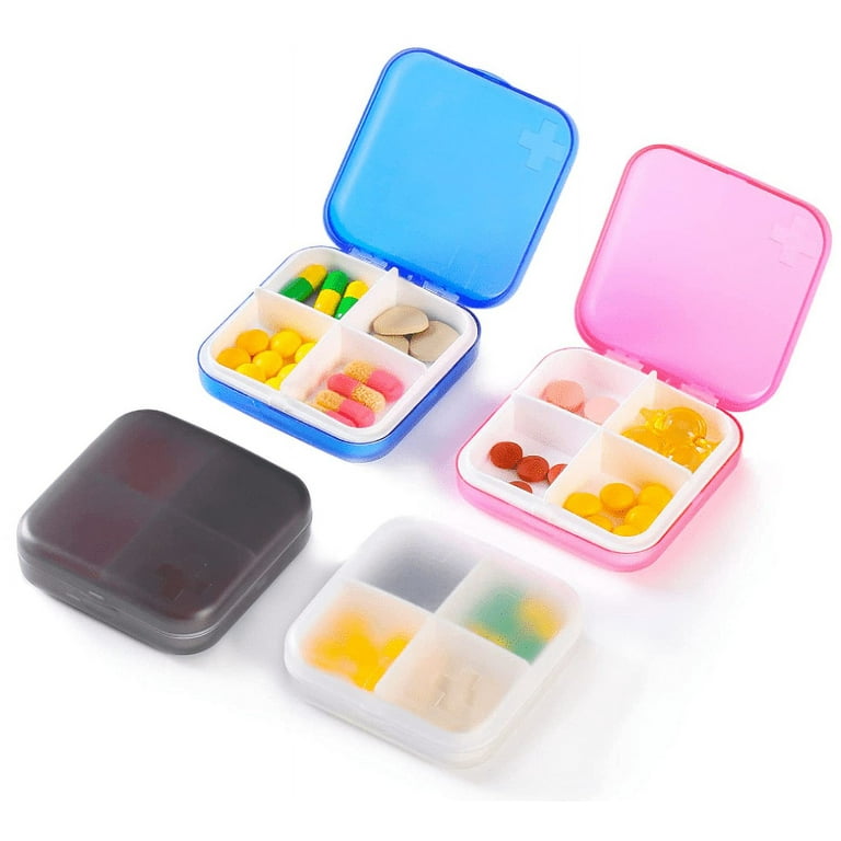 1 Pieces Pill Organizer Reusable Pocket Pill Case Portable Open Pill Pouch  Silicone Small Pill Box Pill Container Pill Holder Pill Bags Organizing