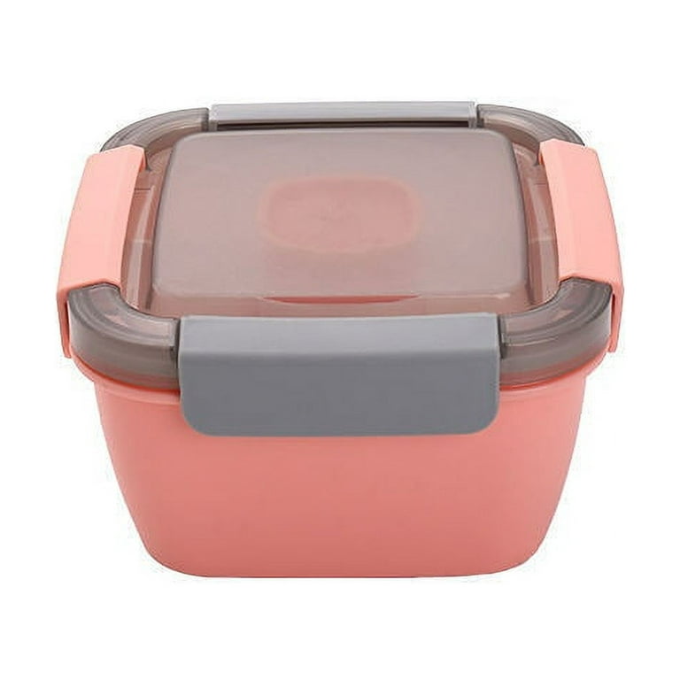  Portable Salad Lunch Container - 38 Oz Salad Bowl - 2