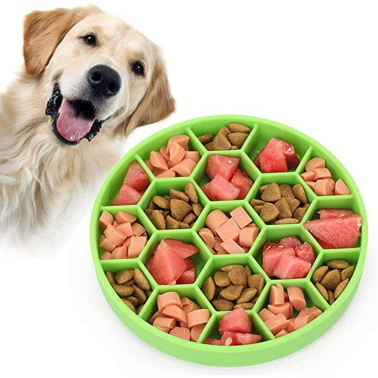 Silicone Slow Feeder Dog Bowl Non Slip Dog Food Bowl With Anti