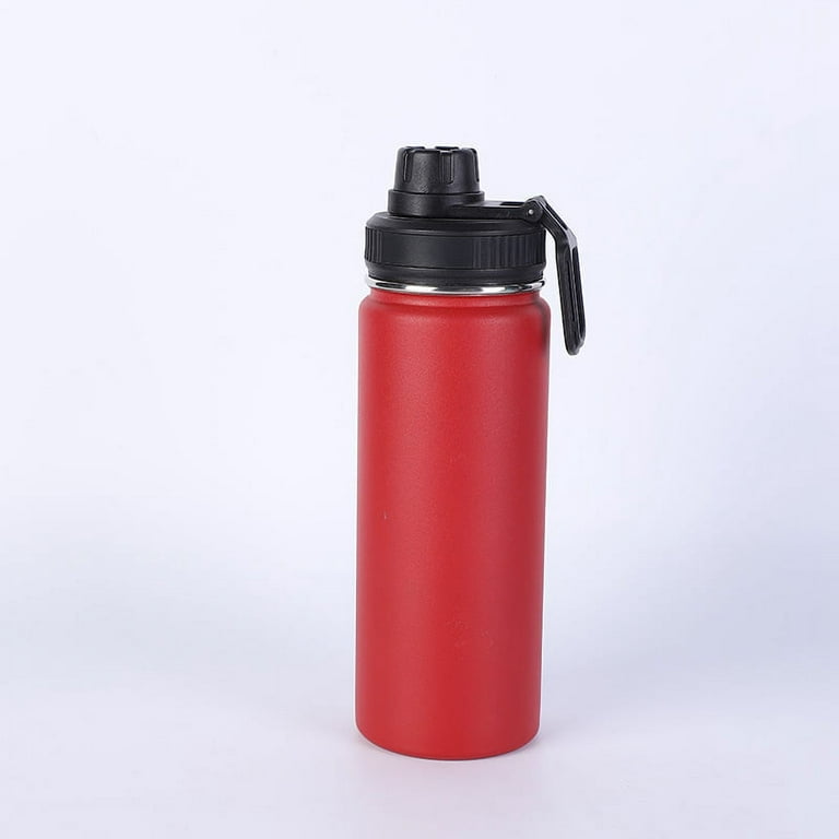 Triple-Insulated Stainless-Steel Water Bottle Flip-Top Lid - (21 oz)  Insulated Water Bottles, Keeps Hot and Cold - Wide Mouth and Leakproof -  Canteen