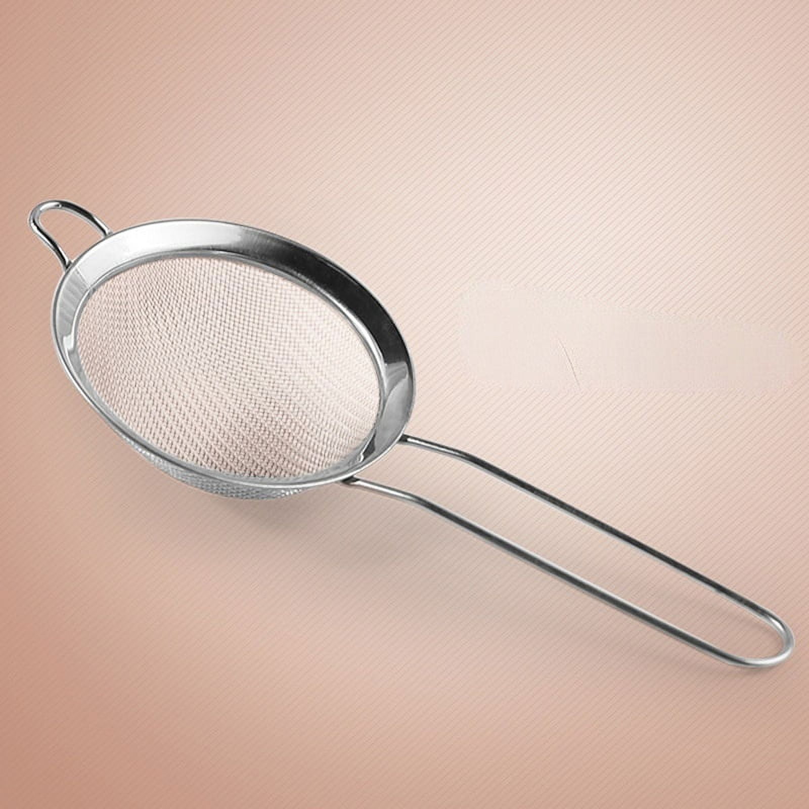 Homgreen Super Wire Extra Fine Mesh Strainer with Handle, Small Medium