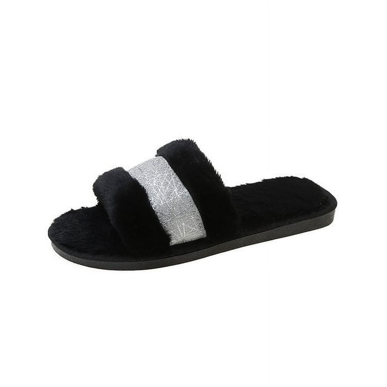 Furry adidas outlet slides