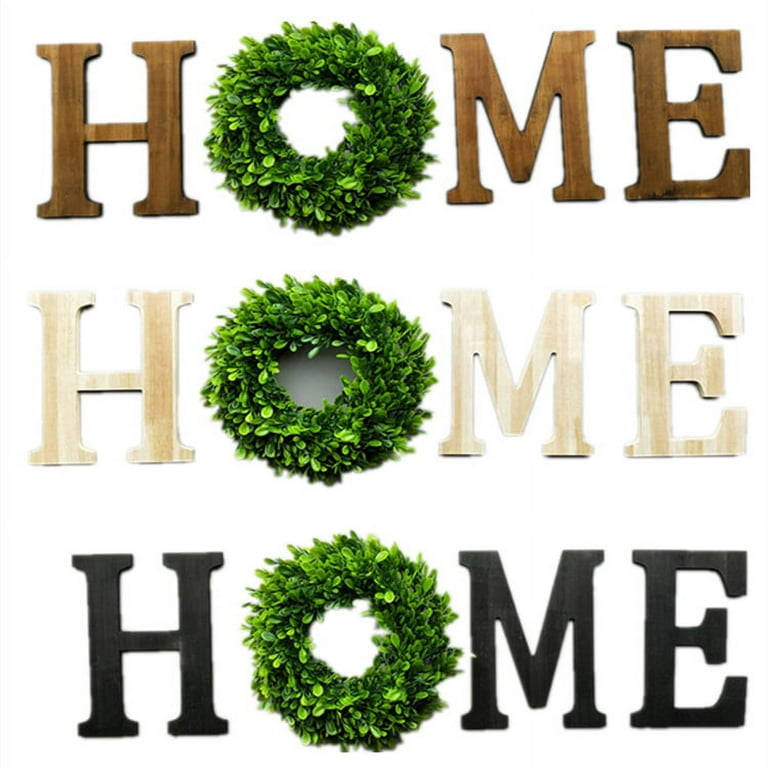 Home block letters top