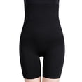thumbnail image 1 of Defitshape Women's Butt Lifter Body Shaper Seamless High Wasit Tummy Control Firm Compression Boy Shorts Waist Trainer Thigh Slimmer Shapewear Shorts Underwear Black X-Large, 1 of 5
