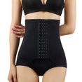 thumbnail image 1 of Homgro Women's High Waist Shapewear Underwear Tummy Control Shapewear Shorts Firm Control Brief Spandex Tight Spring Shapewear Panties Black Medium, 1 of 4
