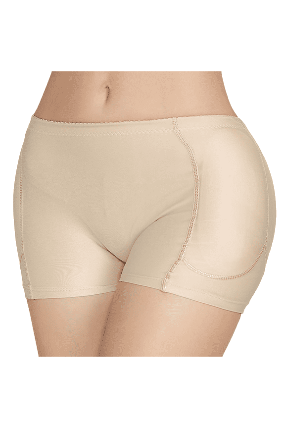 Homgro Women's Padded Hip Enhancer Removable Butt Pads Butt and Thigh Lifter Shapewear Body Shaper Shorts Underwear Booty Lifting Nude 18