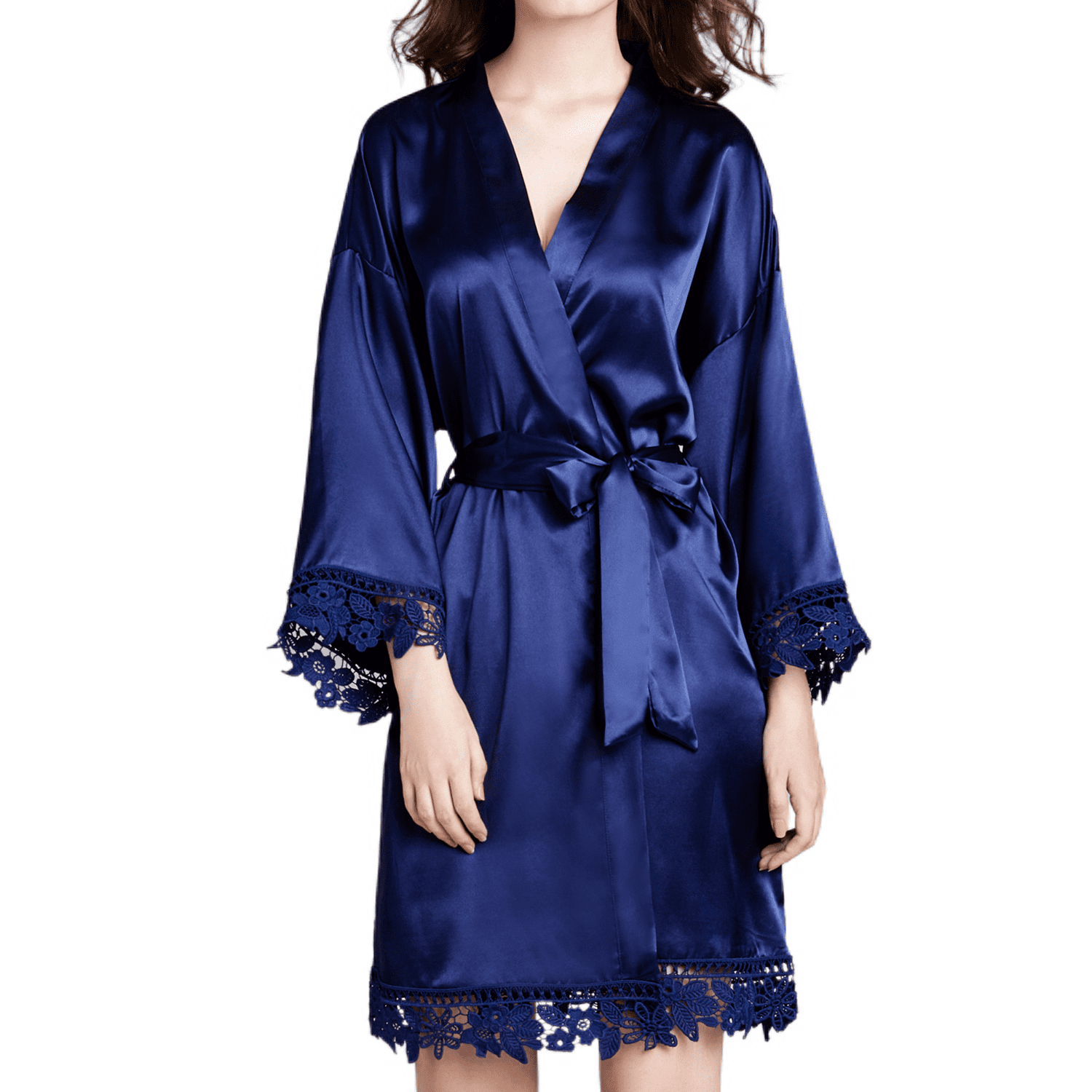 Fancy outlet silk robe