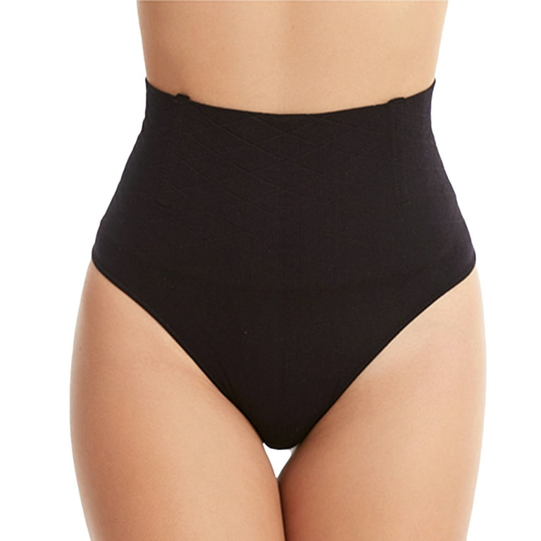 Joyshaper Women Tummy Control Shapewear High Waist Thong Underwear Slimming Body  Shaper Panty Beige XL 