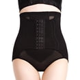 thumbnail image 1 of Defitshape Women's Thong Shaper Shorts Shaper Briefs Shapewear Underwear Panties Butt Lift Hip Dip Black Large, 1 of 5