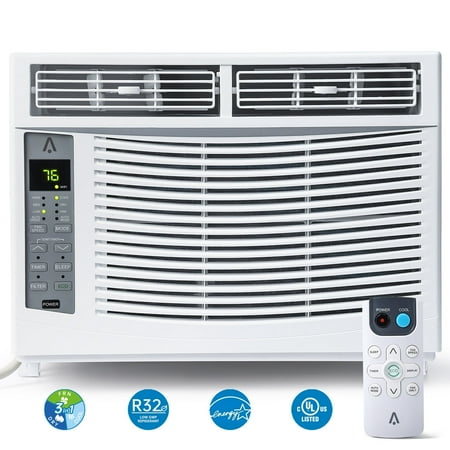 Homhougo—115V 6,000 BTU Smart Window Air Conditioner with Remote/APP Control