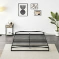 thumbnail image 1 of Homhougo 6 Inch Metal Full Size Platform Bed Frame with Metal Slat Support Mattress Foundation, No Box Spring Needed, Black, 1 of 7