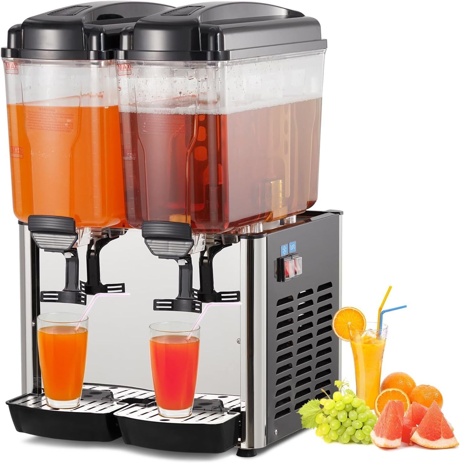 Homhougo—9.5 Gallon Commercial Cold Beverage Dispenser, 2