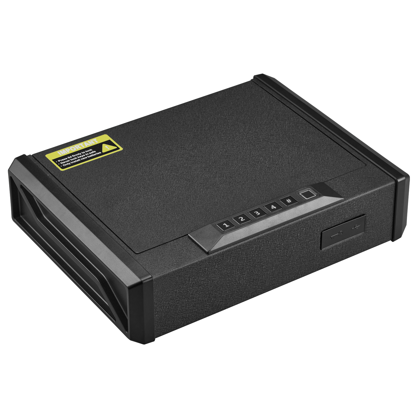 Homhougo Gun Safe, Biometric Gun Safe for Handgun, Easy to set, Quick