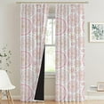 thumbnail image 1 of Homi Drapes Pinch Pleated Curtains Room Darkening 100% Blackout Thermal Insulated Drapes with Tiebacks & Hooks for Window, Sliding Door, Patio Door, Home, Office (1 Panel, 42x54, Mandala), 1 of 8