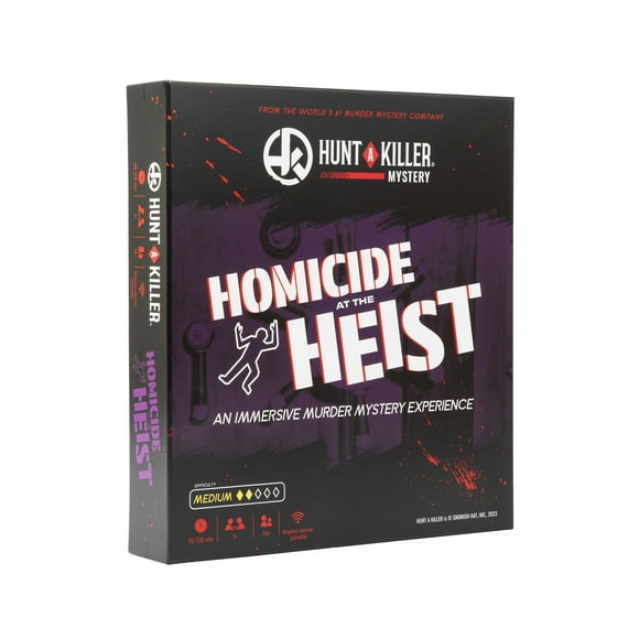 Homicide at the Heist a Murder Mystery Party Game by Hunt a Killer