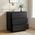 thumbnail image 1 of Homieasy 3-Drawer Wood Closet Organizer System - Multi-Functional Storage for Bedroom, Nightstand or End Table, 1 of 8