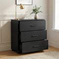 thumbnail image 1 of Homieasy 3-Drawer Wood Closet Organizer System - Multi-Functional Storage for Bedroom, Nightstand or End Table, 1 of 8