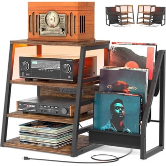 Small Deluxe Multimedia Storage Cabinet with Locking Shaker Doors