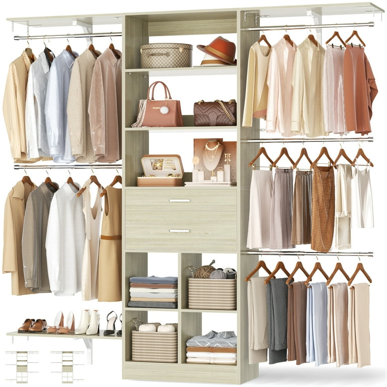 Homieasy 5FT Small Closet System, Baby Closet Organizer System