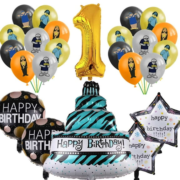 Homies Balloons Party Supplies 1st Big Number Decorations Decor Kit Birthday