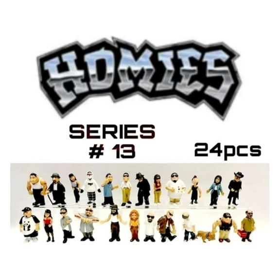 Homies Figures 1.75 Series #13 Complete Set of 24 Pcs Loose Sealed Bags