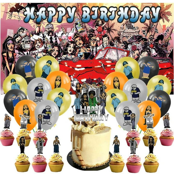 Homies Party Supplies Latex Balloons Decor Banner Backdrop Kit Birthday Decorations