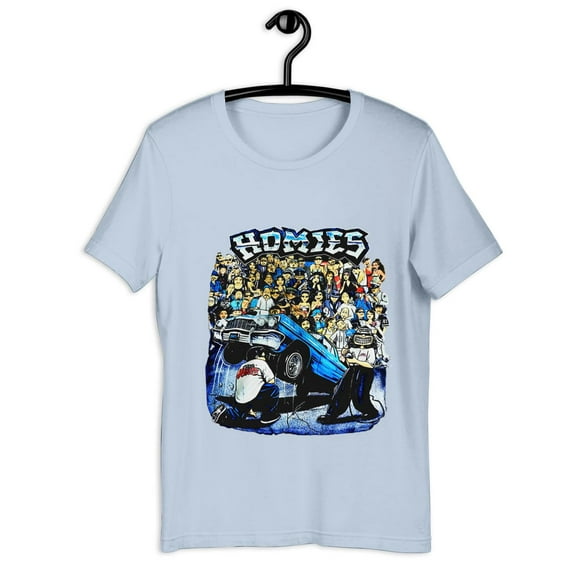 Homies Men's T-shirt Vintage Style Streetwear Unisex Tee