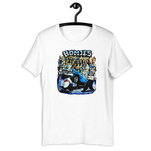 Homies Mens T-shirt Vintage Style Streetwear Unisex Tee-TH28958