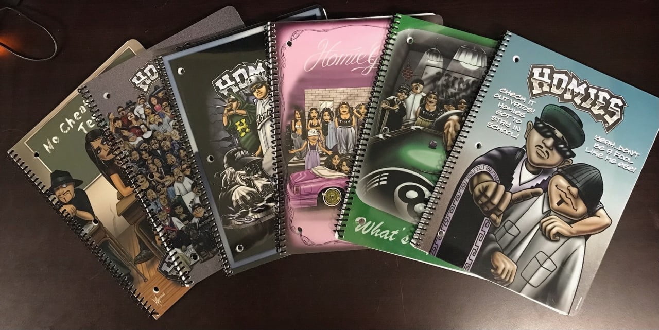 Homies Family Portrait Notebooks, 6 Count, 6 Pack