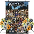 thumbnail image 1 of Homies Party Decorations Backdrop Banner Balloons Taspestry Wall Decor Background Poster Decor Supplies, 1 of 5
