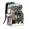 thumbnail image 1 of Homies Pattern Transparent Backpack Lightweight And fashionable Showcasing Personality And Leading The Trend, 1 of 6