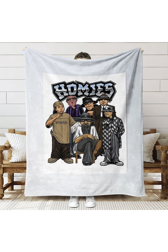Homies Throw Blanket Gifts for Fans Lover Girls Boys Women Present Hoodie Him Bed 60"x80"