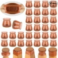 Homieway 32 Pcs Chair Leg Floor Protectors, Silicone Furniture Pads for