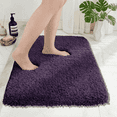 thumbnail image 1 of Wozola Purple Bathroom Rugs Mat, Soft Absorbent Microfiber Bath Rugs, Non Slip, Machine Washable Bath Mats for Bathroom Floor, Tub and Shower, Home Decor Accessories, 24" × 59", 1 of 7