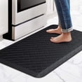 thumbnail image 1 of Homieway Kitchen Mat for Floor, Anti Fatigue Memory Foam Rug, Waterproof PVC Padded Comfort Mat for Kitchen Sink, Laundry Room, Office, 17"x59", Black, 1 of 6
