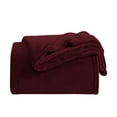 thumbnail image 1 of Homieway Large Burgundy Bed Blankets,Soft Twin Size Blanket for Sofa Couch, All Season Lightweight Microfiber Fluffy Flannel Fleece Throw Blanket,60" x 80", 1 of 6
