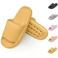 thumbnail image 1 of Homieway Yellow Sandals for Women and Men,Non-Slip Bathroom Shower Sandals,Soft and Thick Sole Cloud Slippers, 1 of 8