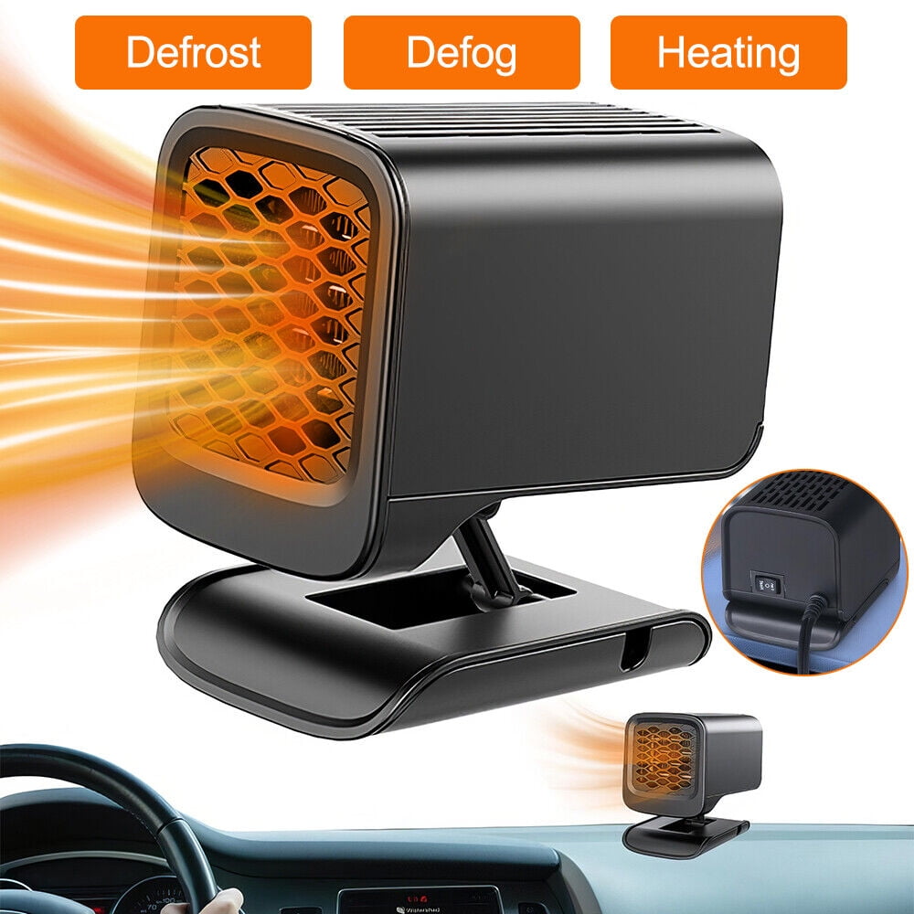 Homitt 12V Portable Car Heater Defroster 120W Electric Car Heater DC