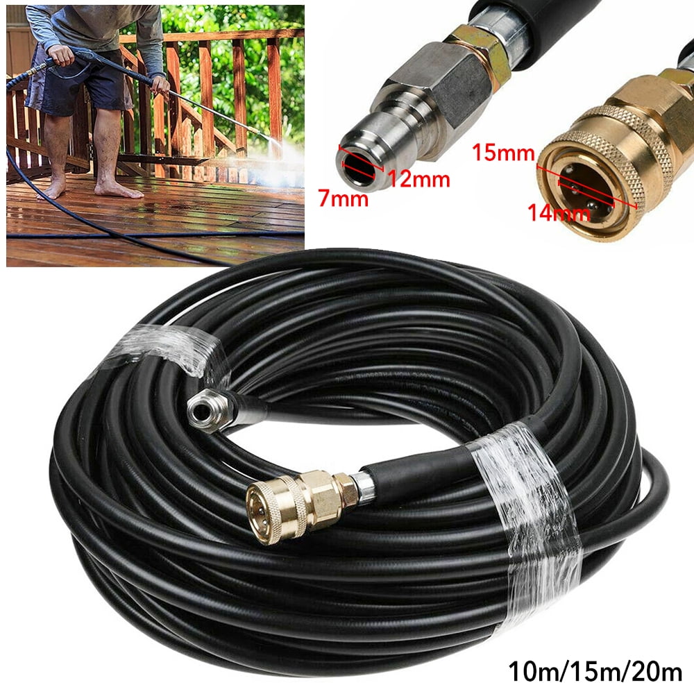 Homitt 34FT 5800PSI Replacement High Pressure Power Washer Hose 3/8" Power Washer Extension