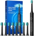 thumbnail image 1 of Homitt Electric Toothbrush, Rechargeable Electric Toothbrush for Adults Last 60 Days, 40000 Vpm Deep Clean, 5 Modes, 2 Min Timer, IPX7 Waterproof Sonic Toothbrush, Travel Toothbrush, Gifts, 1 of 11