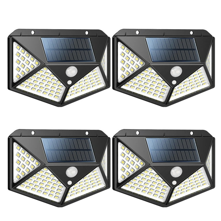Solar Lights Outdoor 100 Led Super Bright Motion Sensor Light 270° Wide Angle Wireless Waterproof Security IP65 Wall Lights for Front Door, Yard, Garage, Deck, Pathway, Porch Solar Lights Outdoor 100 Led Super Bright Motion Sensor Light 270° Wide Angle Wireless Waterproof Security IP65 Wall Lights for Front Door, Yard, Garage, Deck, Pathway, Porch