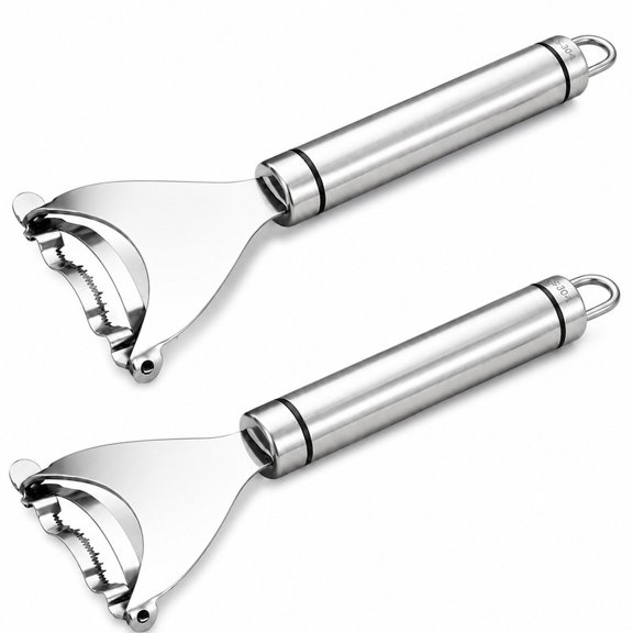 Homivra 2 Packs Corn Peeler,Corn Stripper for Corn on the Cob Remover Tool,Stainless Steel Multifunctional Corn Planer Cob Cutter Kernels
