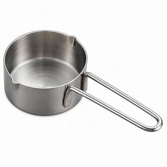 Homivra Baking Tools Kitchen Stainless Steel Measuring Cup Spoon Seasoning Scale (1/4cup 60ml) Small Cups Coffee Creamer Metal Measurement