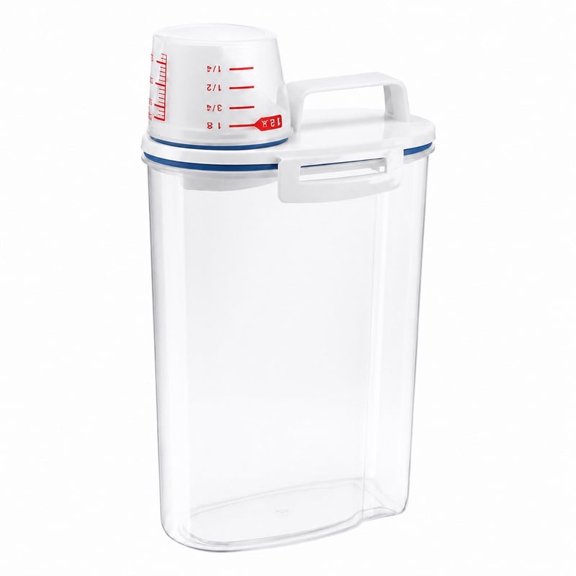 Homivra Leftover Storage Container Meal Prep Container Glass 20 Lb Rice Storage Container 2L Cereal Dispenser Storage Box Kitchen Food Grain Rice Container