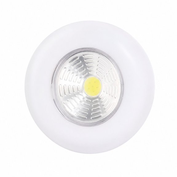 Homivra Wireless LED Disc Light Under Cabinet Lighting,Portable Small Round Light Battery Operated Light Sticks to Kitchen Closet