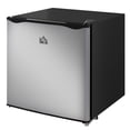 thumbnail image 1 of Homiyad 1.1 Cu.Ft Countertop Mini Freezer, Compact Upright Freezer with Removable Shelves, Silver, 1 of 8