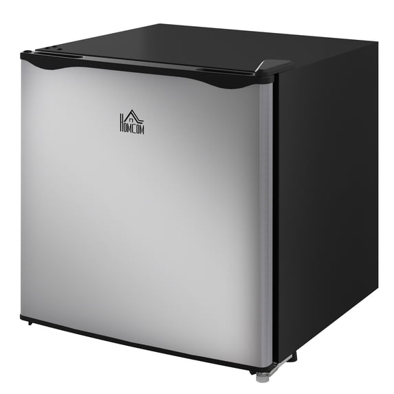 Homiyad 1.1 Cu.Ft Countertop Mini Freezer, Compact Upright Freezer with Removable Shelves, Silver