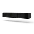 thumbnail image 1 of Homlando Bingo 180 TV Stand / 70,94 in / black matt / black high gloss, 1 of 7