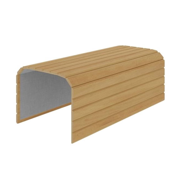 Homlando WOODEN-OVERLAY-44-CM-ALDER 17.32 x 15.75 in. Wooden Overlay for Furniture, Alder